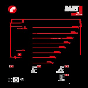 Kule vinçleri - tramvay bomu - üstten dönüş Raimondi MRT223