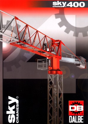 Tower Cranes - Trolley Boom - Top-slewing Gru Dalbe Sky 400