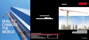 Tower Cranes - Trolley Boom - Top-slewing Sany SYT380