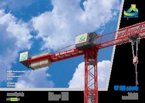 Kule vinçleri - tramvay bomu - üstten dönüş Wilbert WT 260 e.tronic