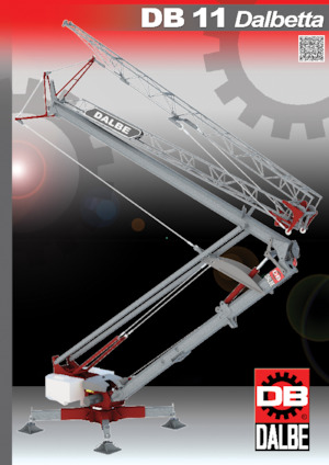Tower Cranes - Trolley Boom - Bottom-slewing Gru Dalbe DB 11 Dalbetta