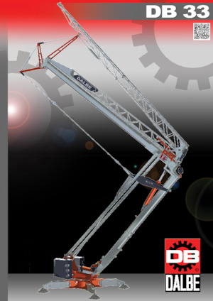 Tower Cranes - Trolley Boom - Bottom-slewing Gru Dalbe DB 33