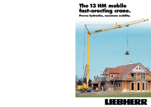 Tower Cranes - Trolley Boom - Bottom-slewing Liebherr 13 HM