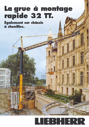 Tower Cranes - Trolley Boom - Bottom-slewing Liebherr 32 TT - 2,5-FU