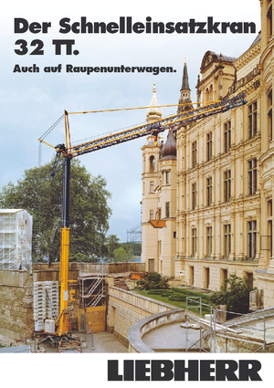 Tower Cranes - Trolley Boom - Bottom-slewing Liebherr 32 TT - 2,5-FU