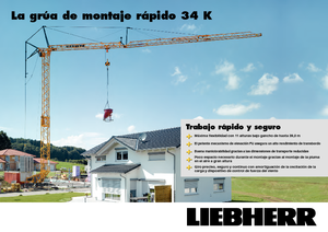 Tower Cranes - Trolley Boom - Bottom-slewing Liebherr 34 K-2,5m