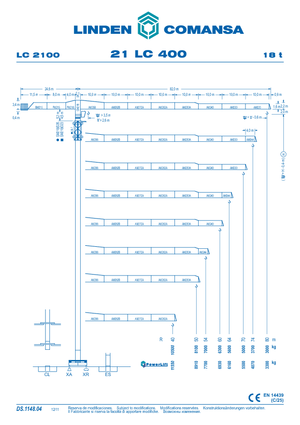 Tower Cranes - Trolley Boom - Top-slewing Comansa 21LC400