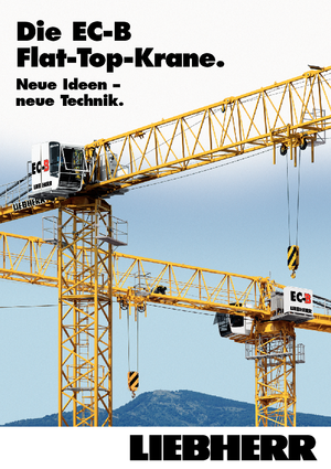 Tower Cranes - Trolley Boom - Top-slewing Liebherr 90 EC-B 6