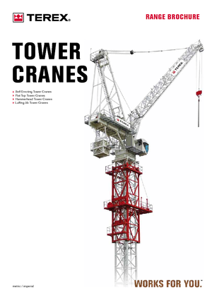 Tower Cranes - Trolley Boom - Top-slewing Terex Comedil (Zeppelin) CTL 180-16