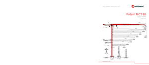 Tower Cranes - Trolley Boom - Top-slewing Potain MCT 88-5 t