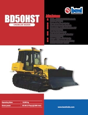 Bulldozers Beml BD50 HST