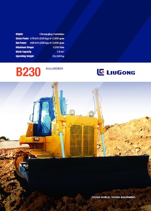 Bulldozers Liugong B230