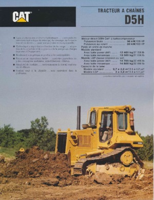 Bulldozers Caterpillar D 5 H MPS