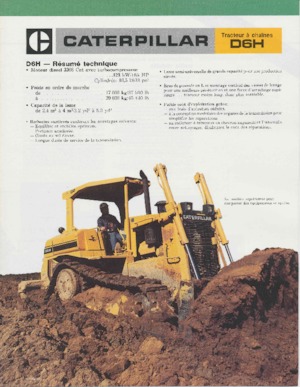Buldozerler Caterpillar D 6 H DPL