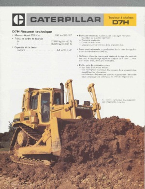 Buldozerler Caterpillar D 7 H DPS