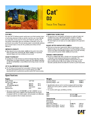 Buldozerler Caterpillar D2 LGP