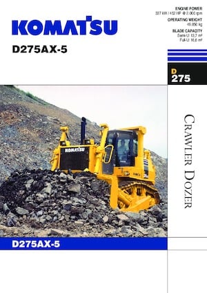 Buldozerler Komatsu D275AX-5 