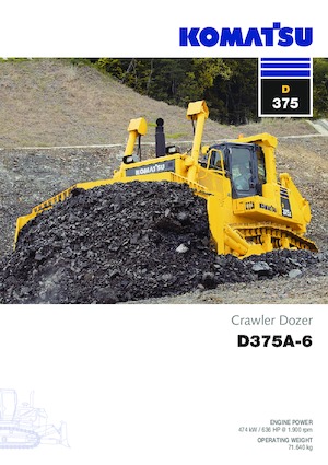 Buldozerler Komatsu D375A-6