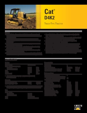 Bulldozers Caterpillar D4K2 XL