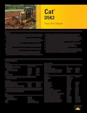 Bulldozers Caterpillar D5K2 LGP