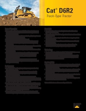Bulldozers Caterpillar D6R2 LGP
