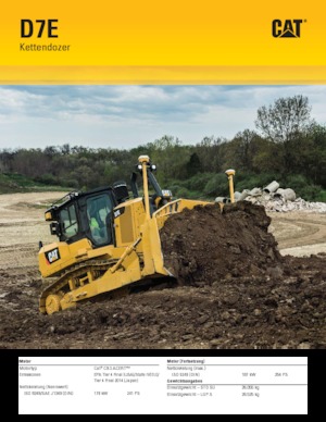 Bulldozers Caterpillar D7E