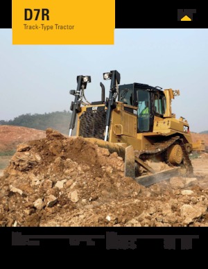 Bulldozers Caterpillar D7R XR