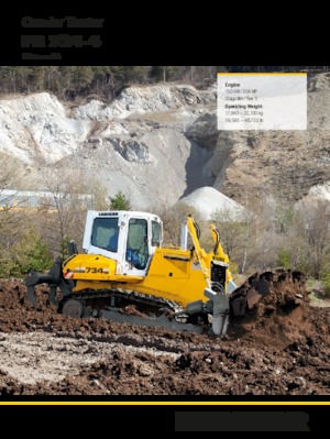 Bulldozers Liebherr PR 734-4 L