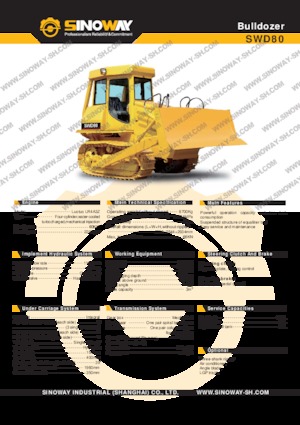 Bulldozers Sinoway SWD80 