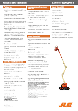 Wheeled Articulating Boom Lifts JLG 450 AJ Serie II