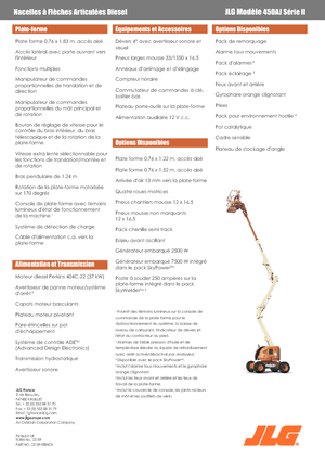Wheeled Articulating Boom Lifts JLG 450 AJ Serie II