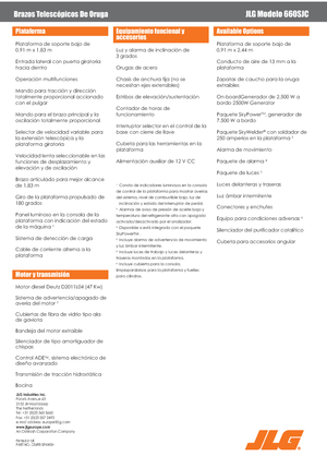 Crawler Telescopic Boom Lifts JLG 660SJC