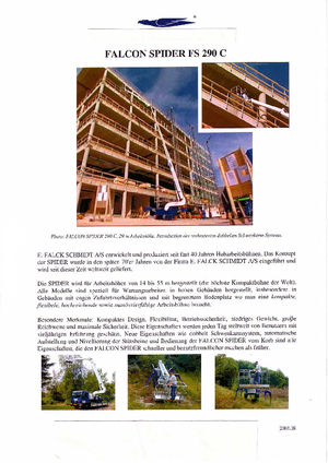 Crawler Telescopic Boom Lifts Worldlift Industries AS - Rothlehner FS 290 C