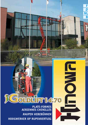 Crawler Articulating Boom Lifts Hinowa GL 14.70