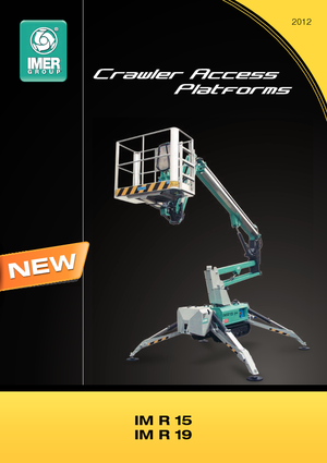 Crawler Articulating Boom Lifts Imer IM R 15