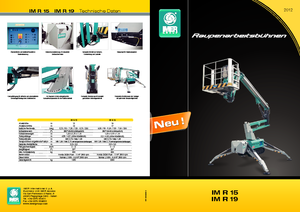 Crawler Articulating Boom Lifts Imer IM R 15