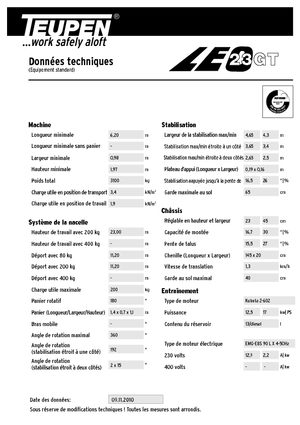 Crawler Articulating Boom Lifts TEUPEN LEO23GT 