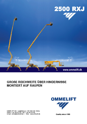 Crawler Articulating Boom Lifts OMMELIFT 2500 RBDXJ