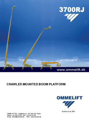 Paletli Teleskopik Bomlu Vinçler OMMELIFT Omme 3700RBDJ