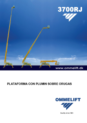 Paletli Teleskopik Bomlu Vinçler OMMELIFT Omme 3700RBDJ