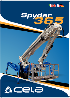 Crawler Telescopic Boom Lifts CELA Spyder 365