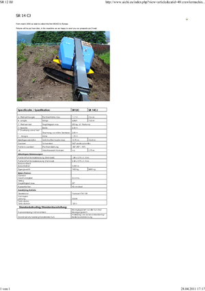 Crawler Telescopic Boom Lifts Aichi SR12BJ