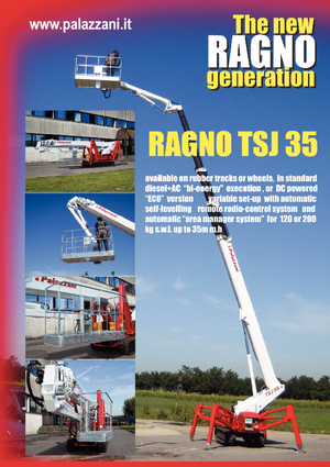 Crawler Telescopic Boom Lifts Palazzani TSJ 35 C