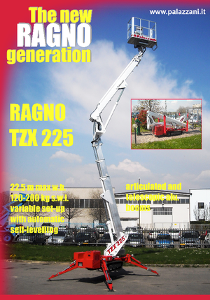 Crawler Articulating Boom Lifts Palazzani TZX 225 C 