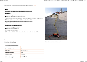 Crawler Articulating Boom Lifts JLG X19J