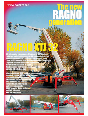 Crawler Telescopic Boom Lifts Palazzani XTJ 32 C
