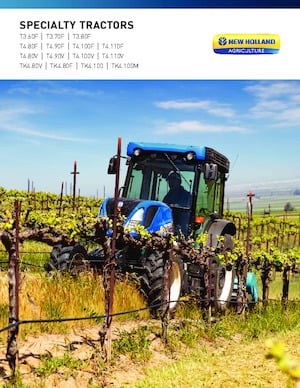 Track tractors New Holland TK4.80V