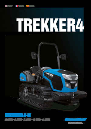Paletli traktörler Landini Trekker 4-120 M