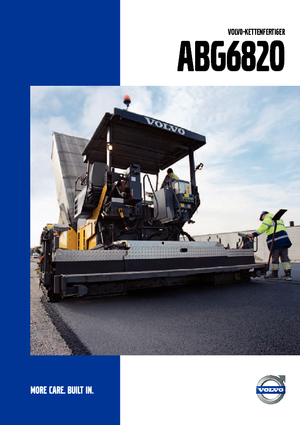 Tracked Asphalt Pavers Volvo ABG6820