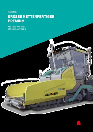 Tracked Asphalt Pavers Ammann AFT 800-3